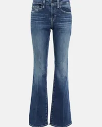 Adriano Goldschmied Jeans flared Sophie a vita media Blu