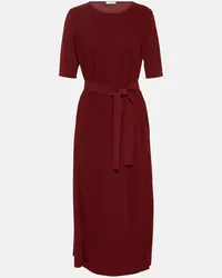 Max Mara Leisure - Abito midi Pattino in jersey Rosso