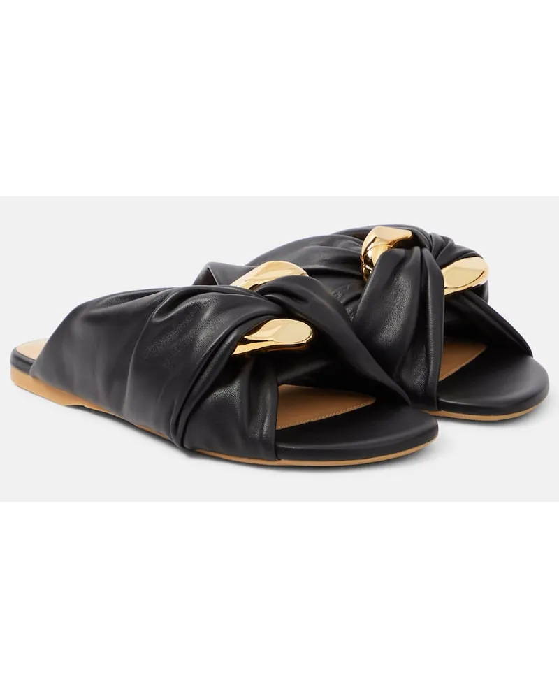 J.W.Anderson Sandali Corner in pelle Nero