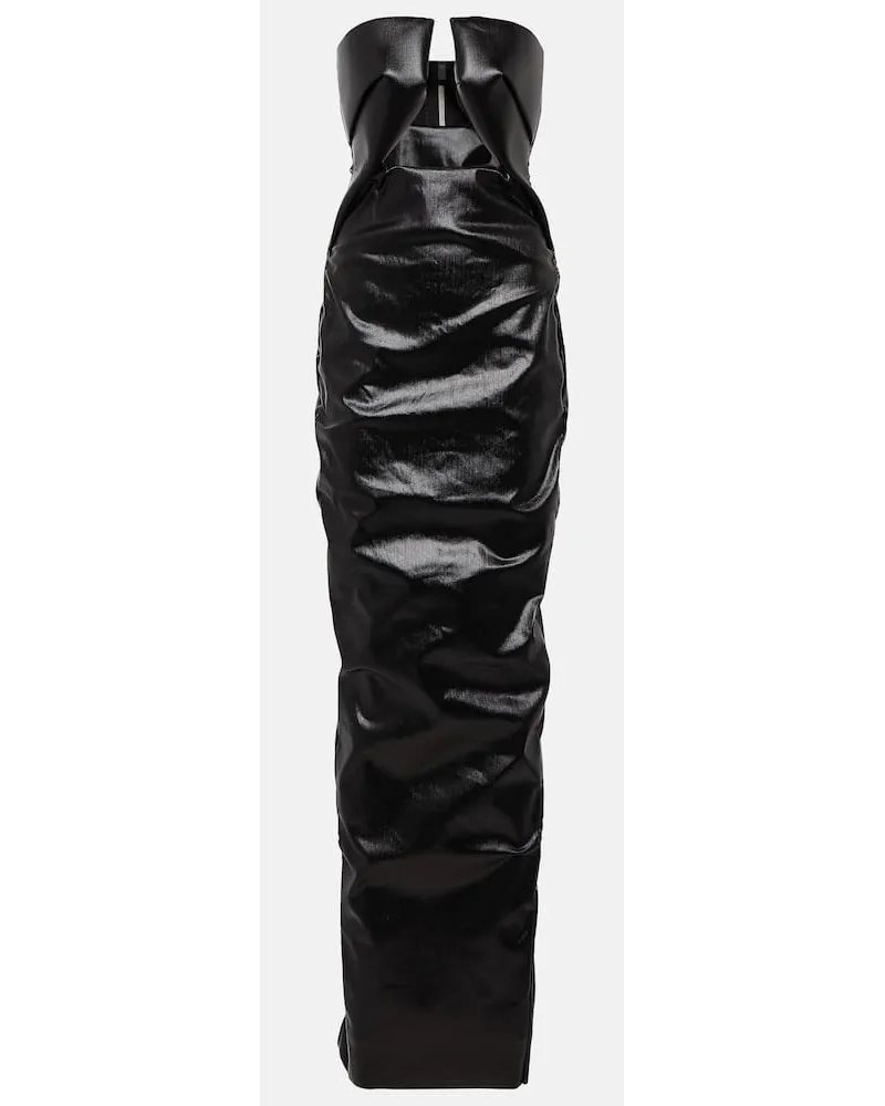 Rick Owens Abito lungo di jeans Prong Nero