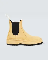 Jacquemus Stivaletti Chelsea Pavane in suede Beige