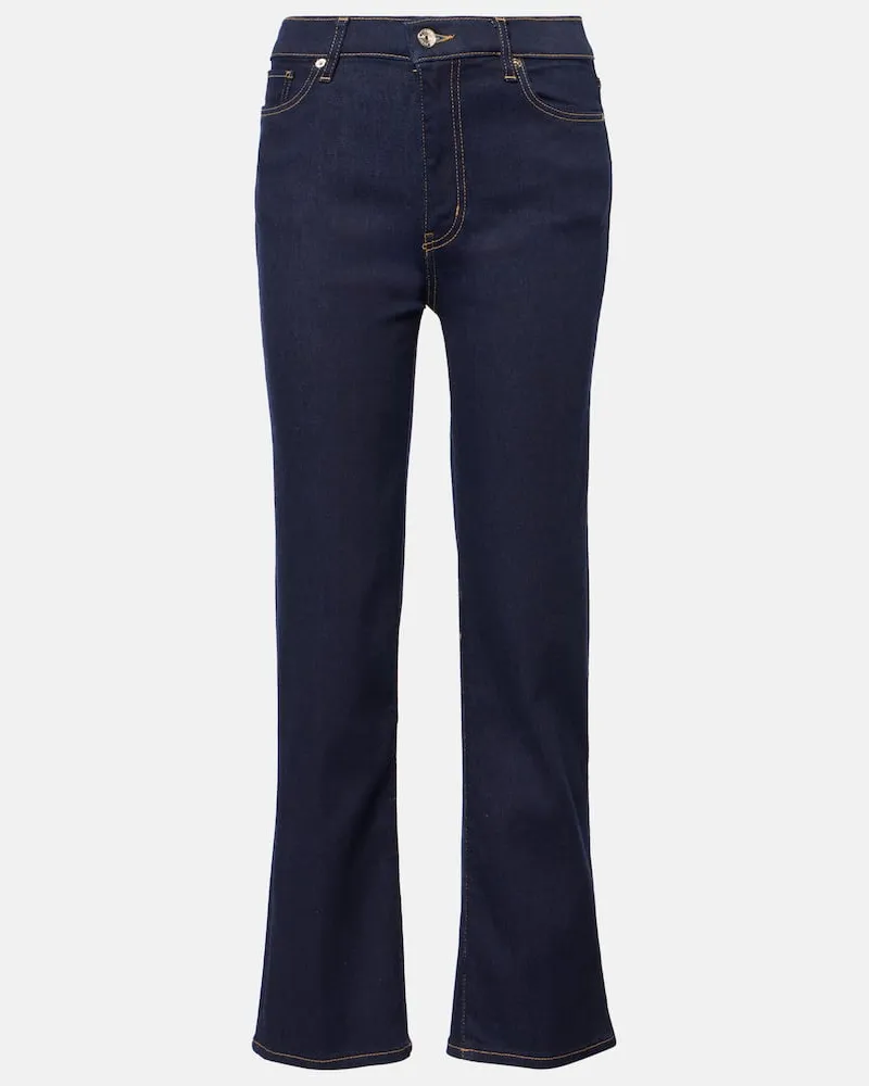 Frame Denim Jeans regular Le Sleek a vita alta Blu