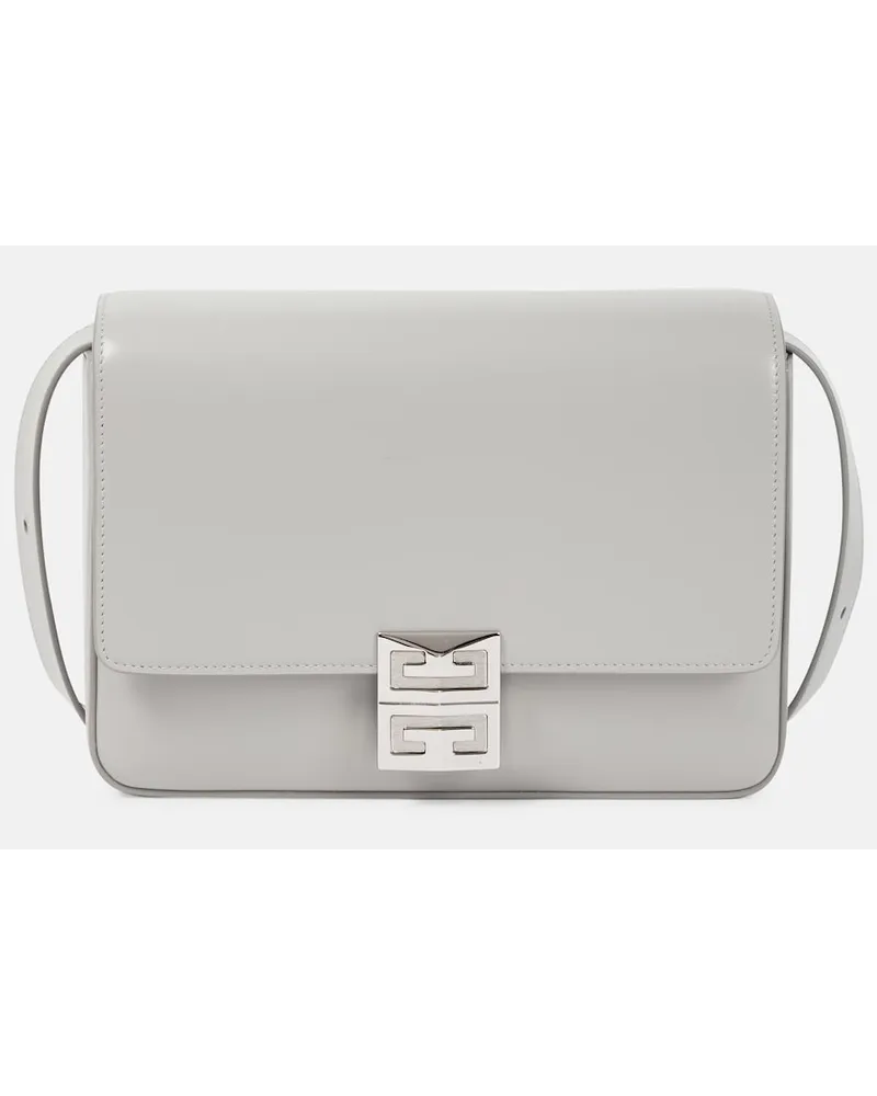 Givenchy Borsa a tracolla 4G Medium in pelle Grigio