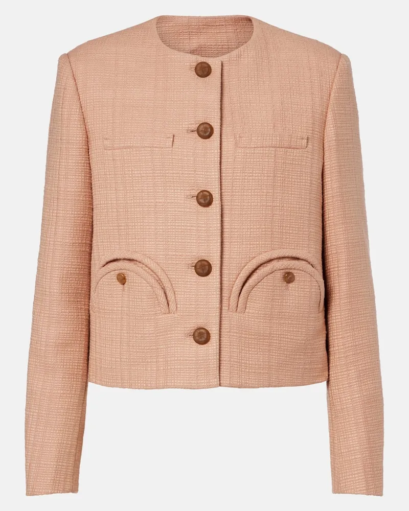 Blazé Milano BlazÃ© Milano Giacca Shamo in misto cotone Rosa
