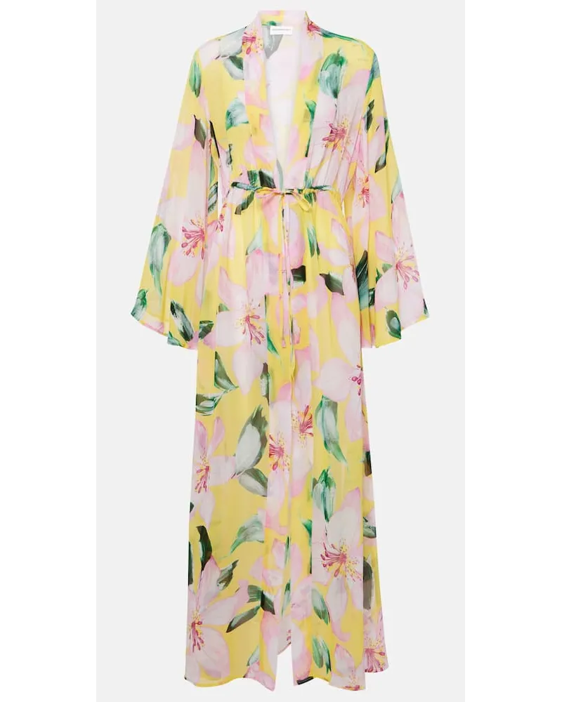 Alexandra Miro Caftano Betty con stampa floreale Multicolore