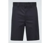 Gucci Shorts in twill di cotone Blu