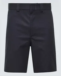 Gucci Shorts in twill di cotone Blu