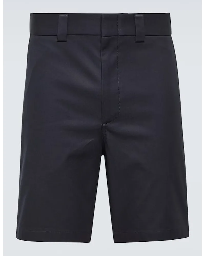 Gucci Shorts in twill di cotone Blu