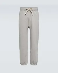 Jil Sander Pantaloni sportivi in cotone Grigio