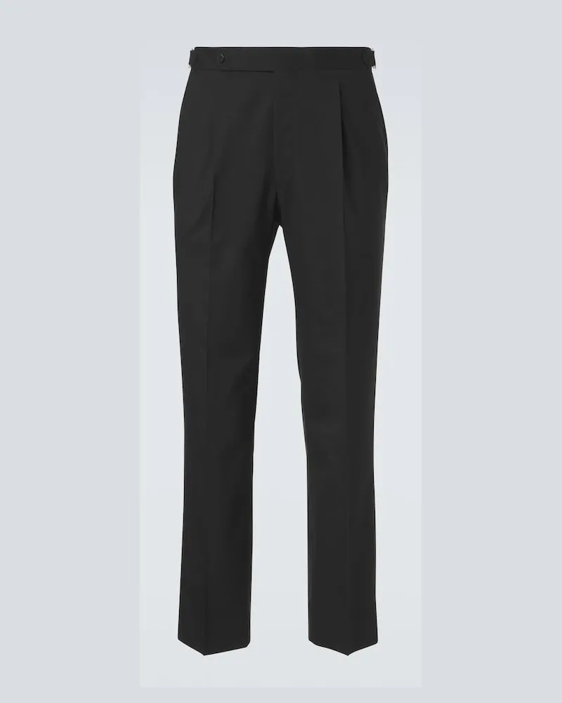 Stoffa StÃ²ffa Pantaloni regular in lana Nero