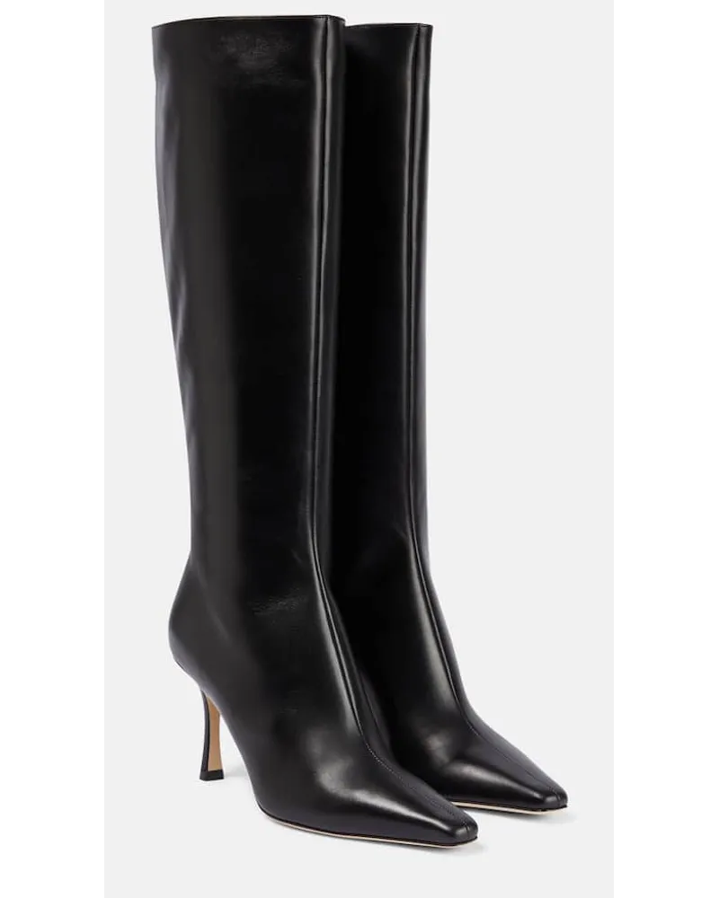 Jimmy Choo Stivali Agathe 85 in pelle Nero
