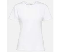 Nili Lotan T-shirt Mariela in jersey di cotone Bianco