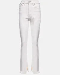 RE/DONE Jeans bootcut 70s a vita alta Bianco