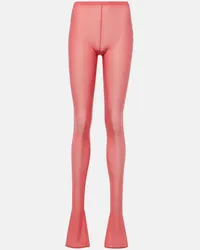 Blumarine Leggings semitrasparenti Rosa