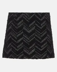 Missoni Minigonna in bouclé a zig-zag Nero