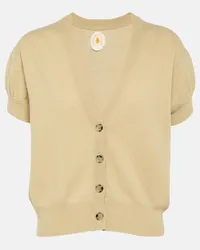 Jardin des Orangers Cardigan in lana e cashmere Beige