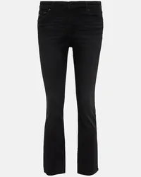 Adriano Goldschmied Jeans cropped Jodi a vita alta Nero