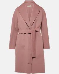 Max Mara Cappotto Messi in lana vergine Viola