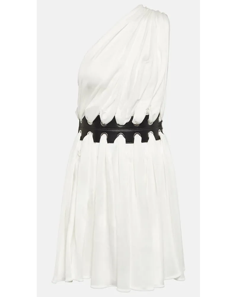Alaïa AlaÃ¯a Miniabito con pelle Bianco