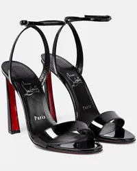 Christian Louboutin Sandali Condorapik Queen in vernice Nero