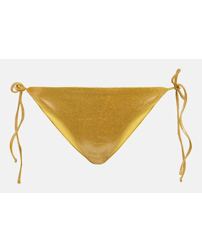 JADE SWIM Slip bikini Ties Oro