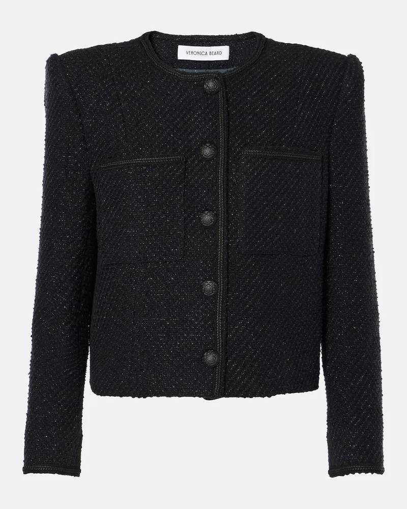 Veronica Beard Giacca Lars in misto cotone Nero