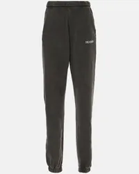 ATTICO Pantaloni sportivi Penny in cotone con logo Nero