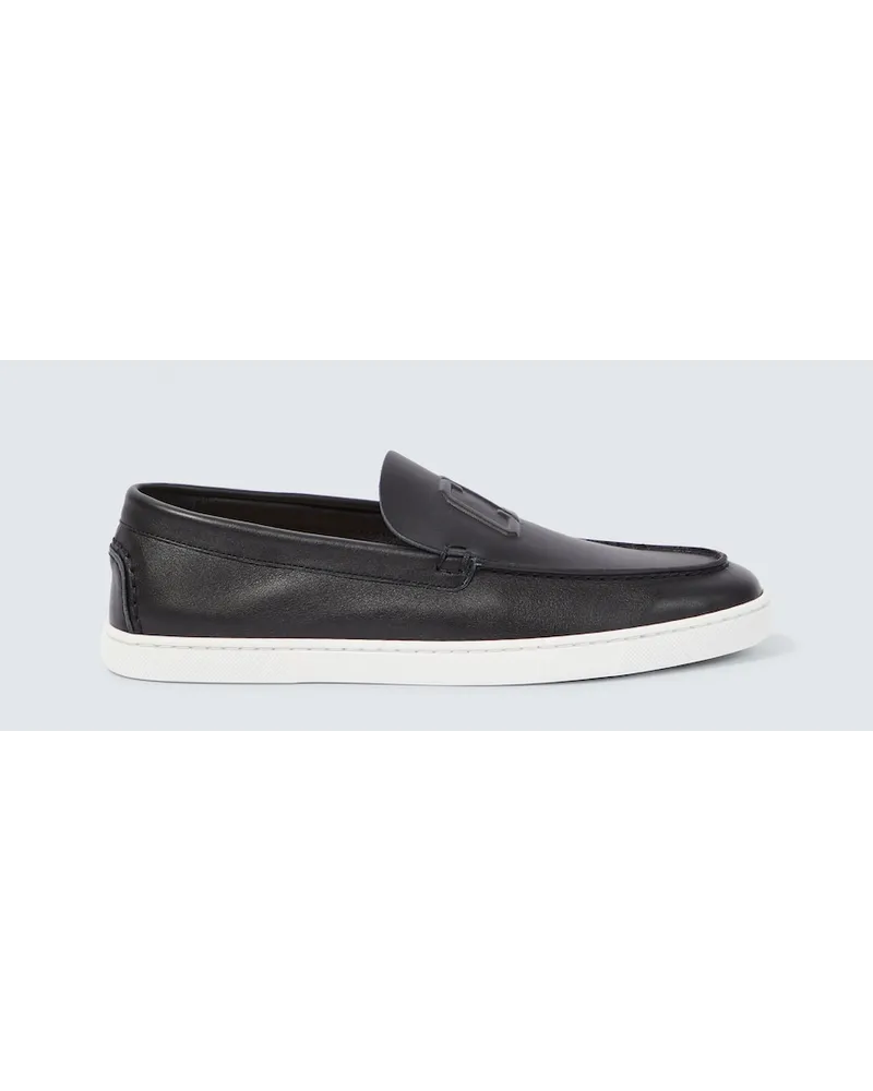 Christian Louboutin Mocassini Varsiboat in pelle Nero