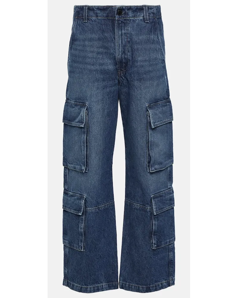 Citizens of humanity Jeans cargo Delena a vita media Blu