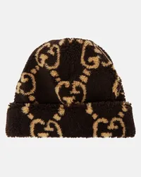 Gucci Cappello in misto lana GG Beige