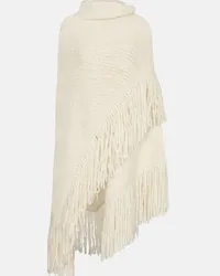 Gabriela Hearst Scialle Lauren in cashmere con frange Bianco