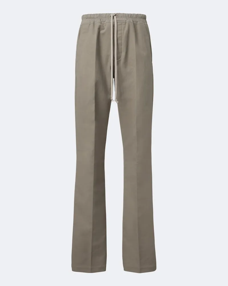 Rick Owens Pantaloni Dietrich in cotone a gamba dritta Grigio