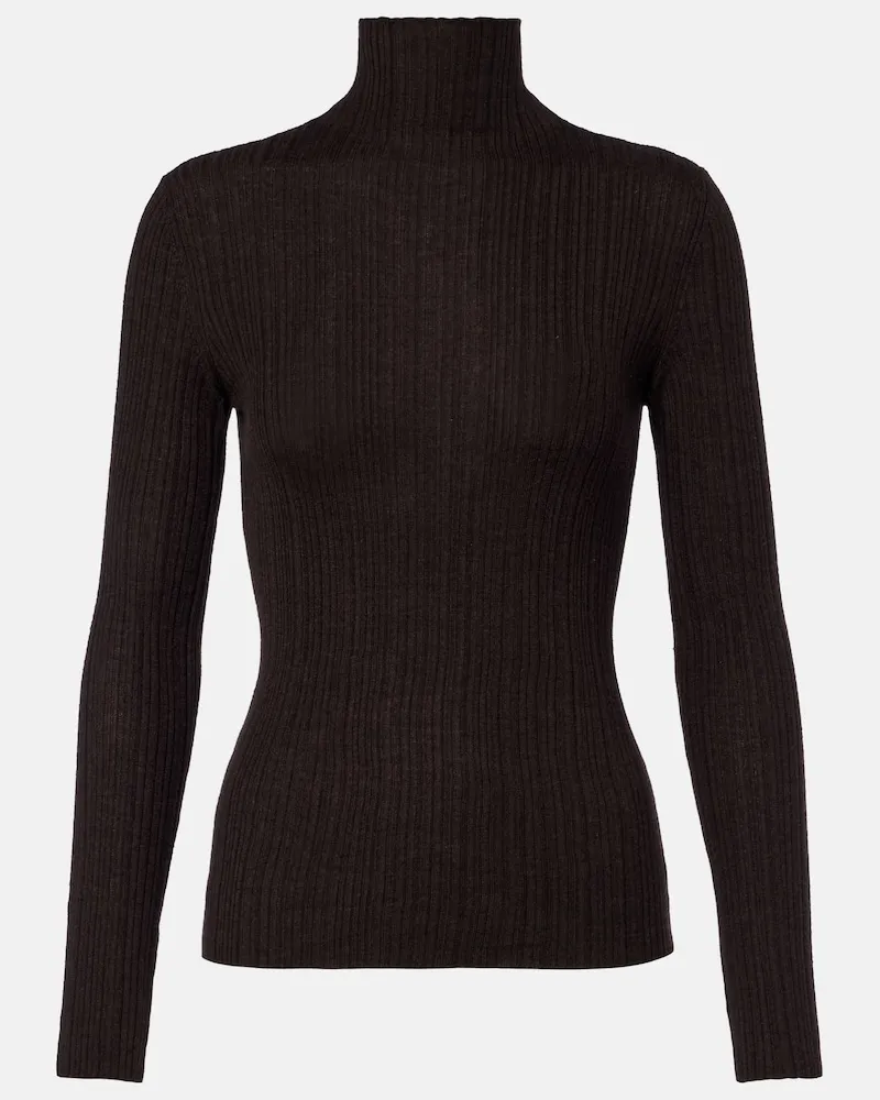 AGNONA Pullover in cashmere, lana e seta Marrone