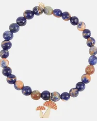 Sydney Evan Bracciale in oro 14kt con perline, zaffiri e sodalite Multicolore