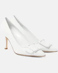 Manolo Blahnik Pumps Maysale 70 in suede Bianco