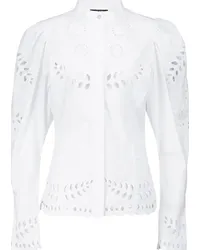 Isabel Marant Camicia Danala in cotone sangallo Bianco