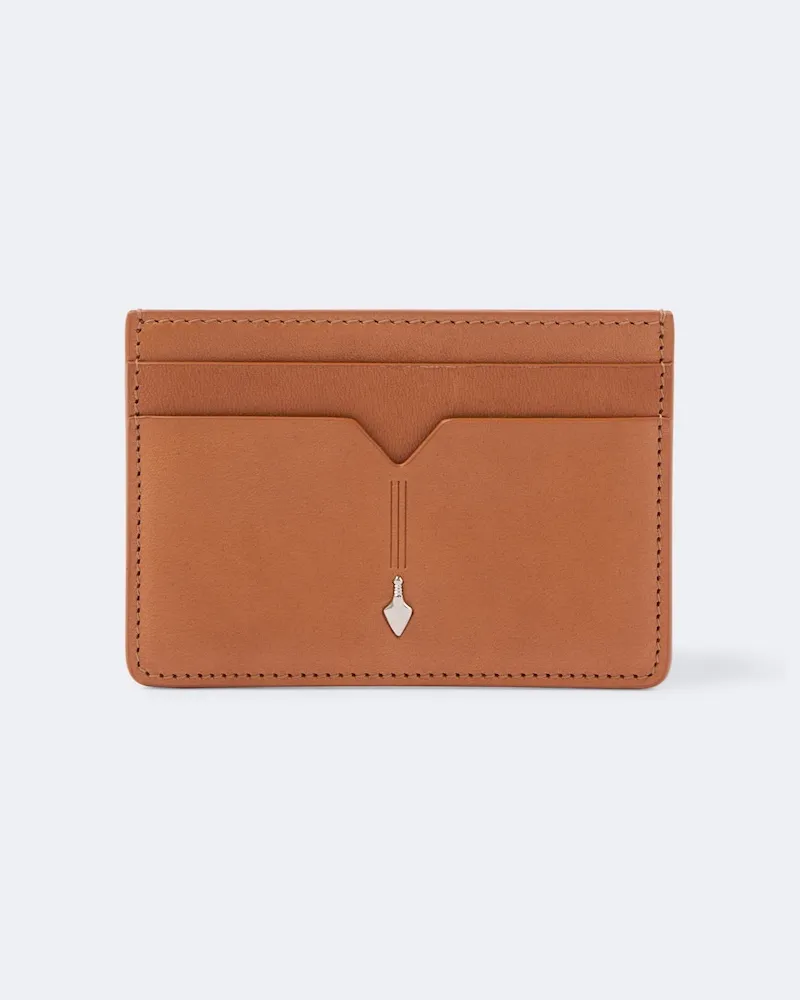 Jacques Marie Mage Portacarte Theodore in pelle Marrone