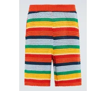 x No Vacancy Inn - Shorts in crochet a righe