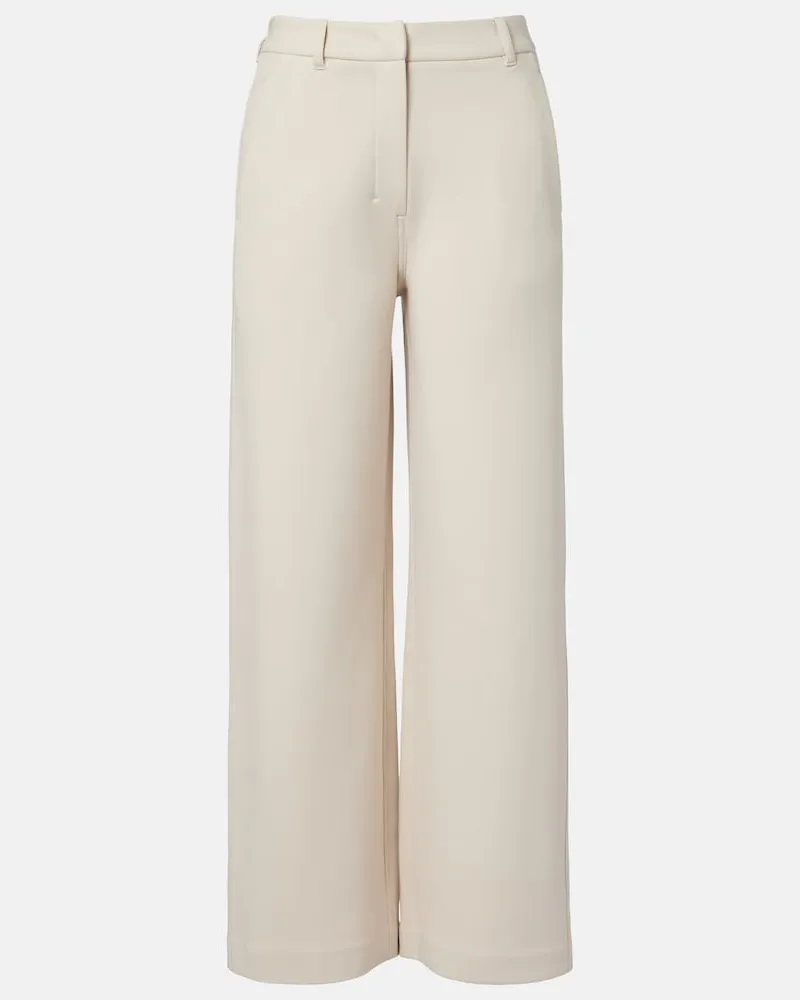 Max Mara Pantaloni Caucaso in misto cotone Bianco