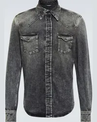 Dolce & Gabbana Camicia di jeans Grigio