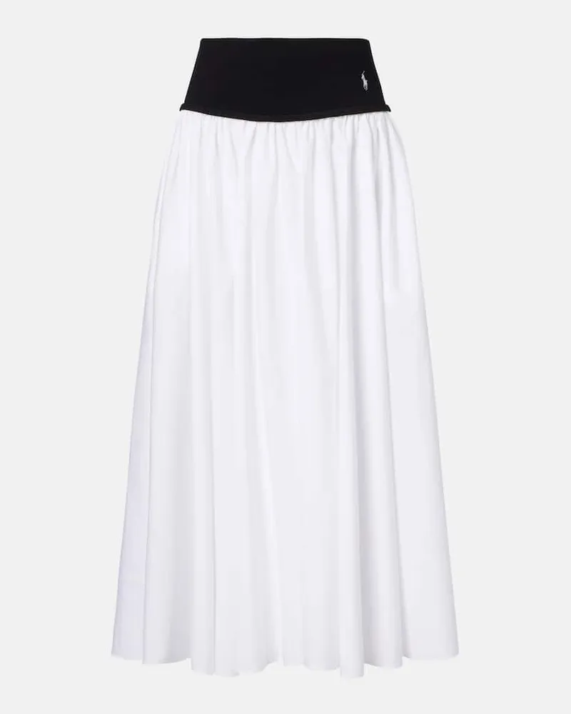 Ralph Lauren Gonna lunga con pannelli Bianco