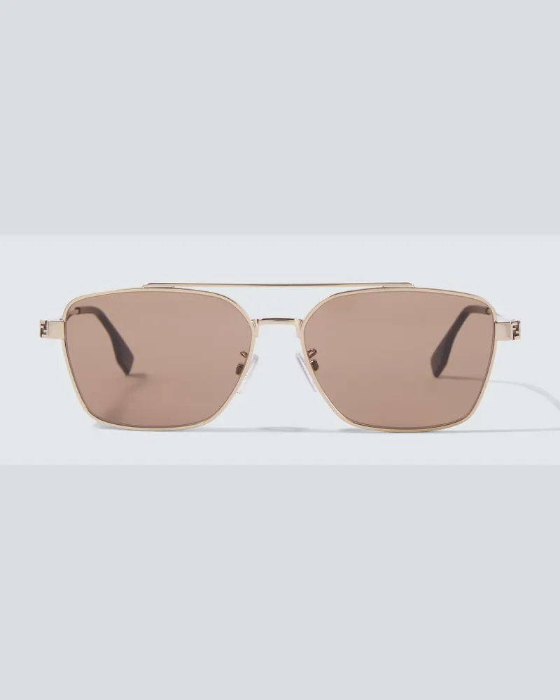 Fendi Occhiali da sole squadrati Fendi Sky Oro