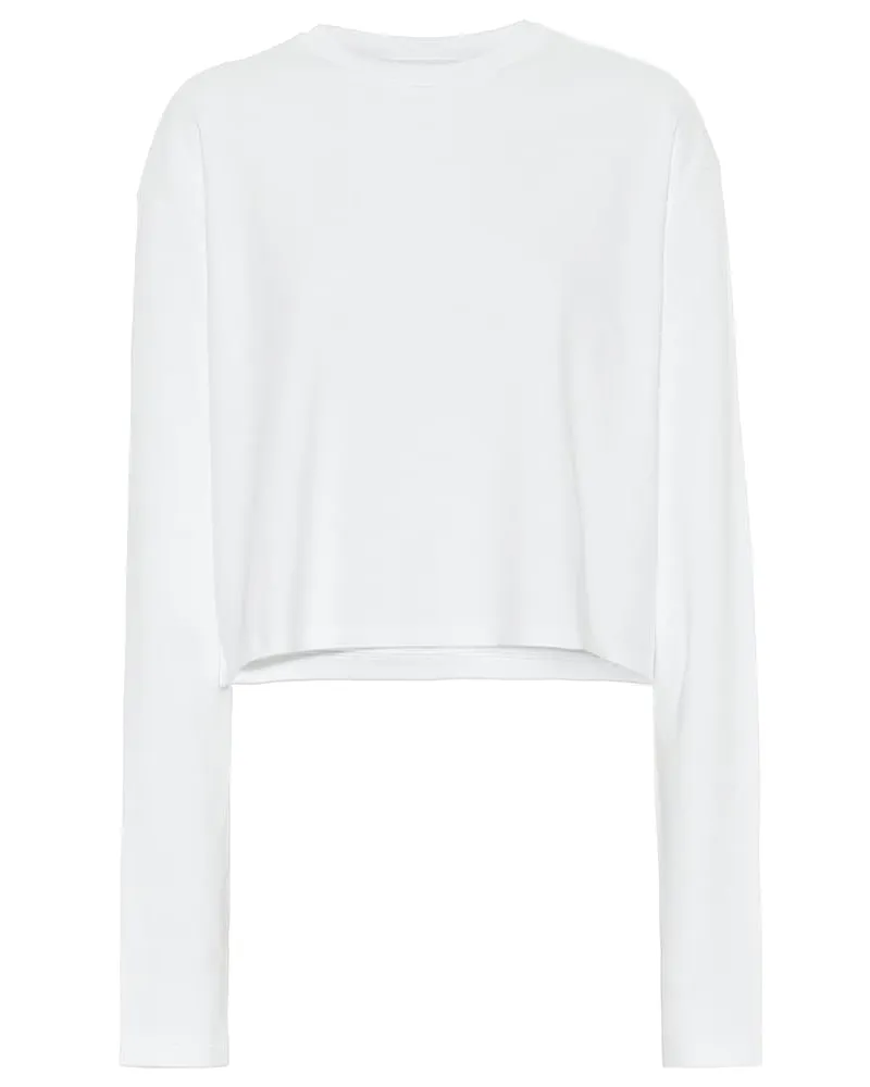 WARDROBE.NYC Release 03 - Top in jersey di cotone Bianco