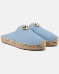 Valentino Garavani Espadrillas VLogo Moon in pelle Blu