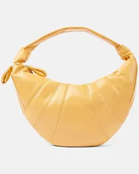 Christophe Lemaire Borsa Fortune Croissant in pelle Neutro