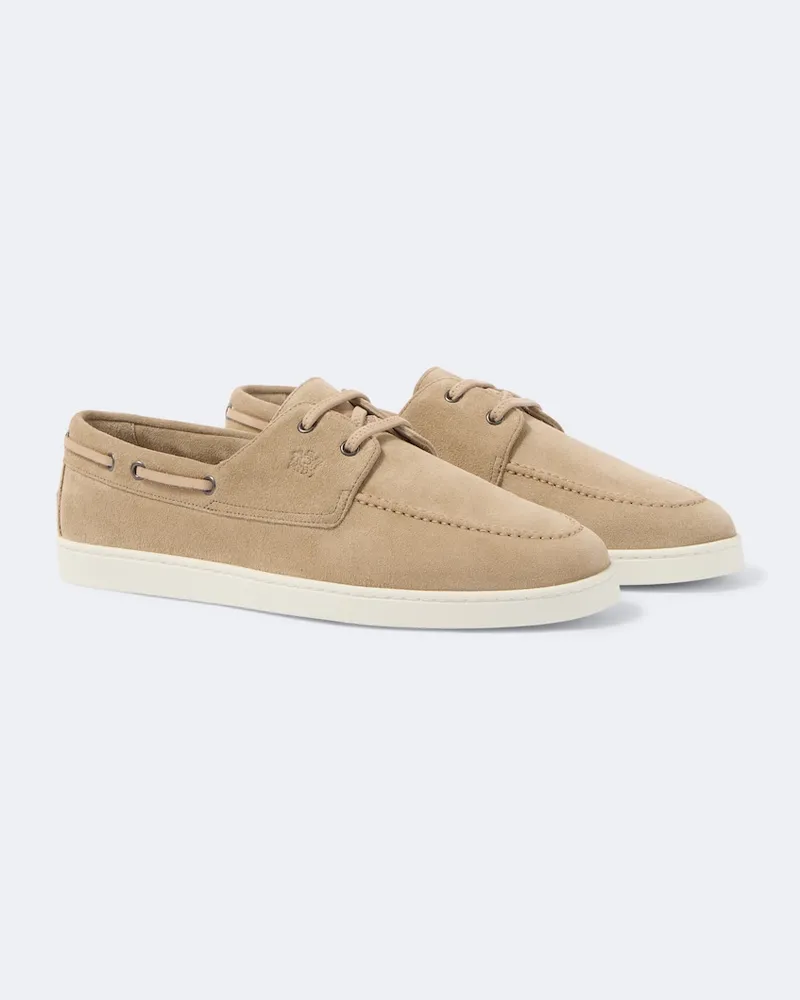 Church's Mocassini Peblees Beach in suede Beige
