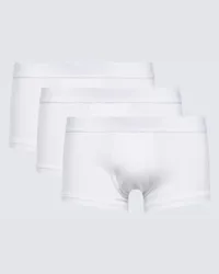 Giorgio Armani Set di 3 boxer Bianco