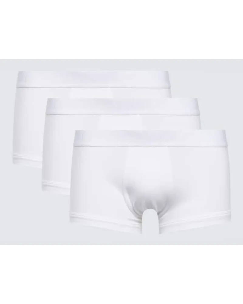 Giorgio Armani Set di 3 boxer Bianco