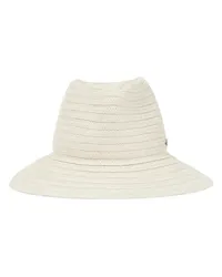 Totême Cappello effetto rafia Bianco