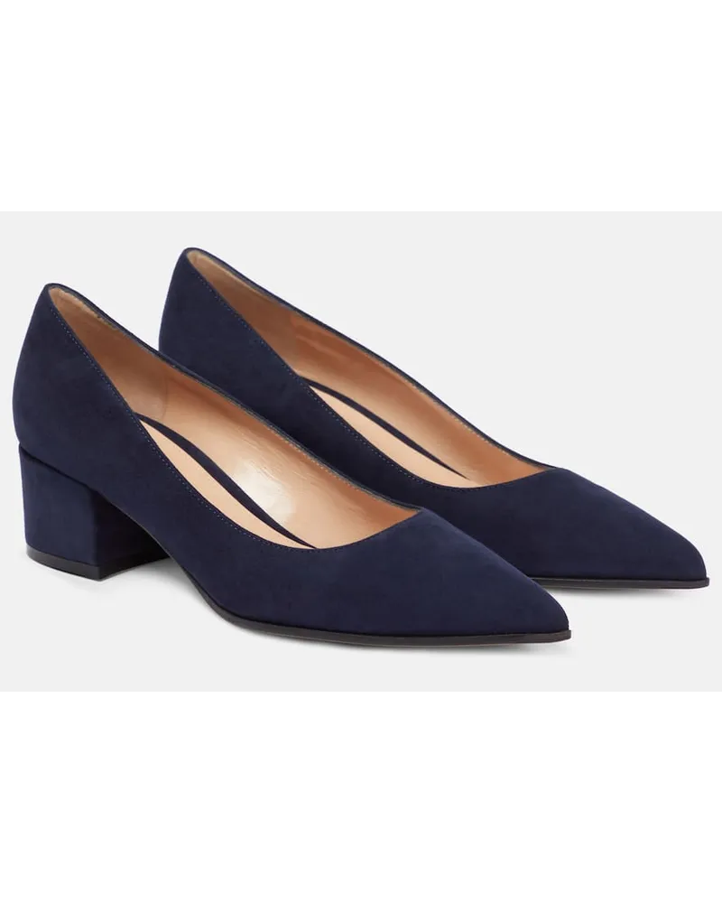 Gianvito Rossi Pumps Piper in suede Blu